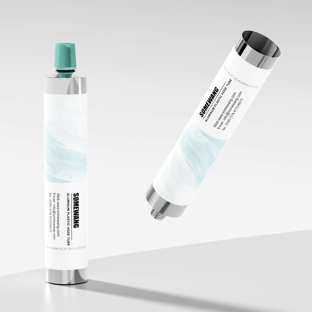 Two stylish deodorant bottles on a light background: one upright, the other floating horizontally.