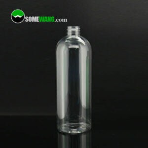 plastic boston round bottle