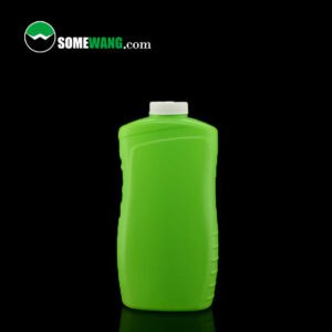 garrafas de plástico verdes