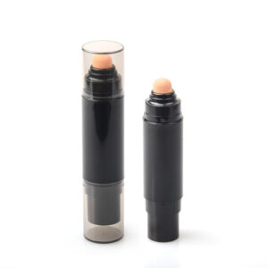 Concealer and blush tube with sponge applicator for precise makeup application. Compact and portable design ideal for on-the-go touch-ups. Perfect for creating a natural, flawless look.