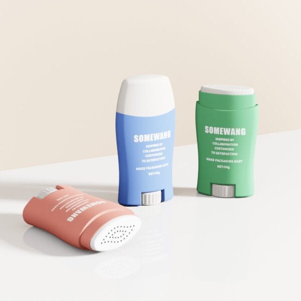 50g PP Red Deodorant Stick Container