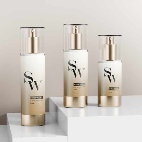 20/30/40ml AS Golden Airless Bottle