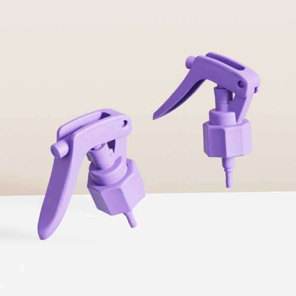 Octagonal center collar Plastic Mini Trigger Sprayer 24/410