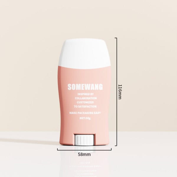 50g PP Red Deodorant Stick Container - Image 2