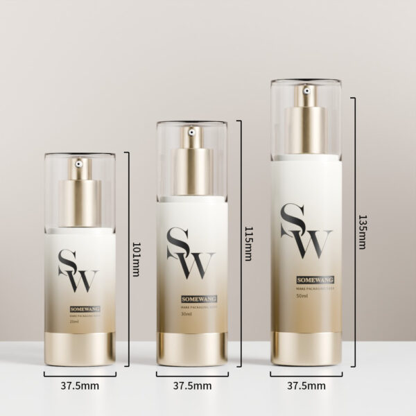 20/30/40ml AS Golden Airless Bottle