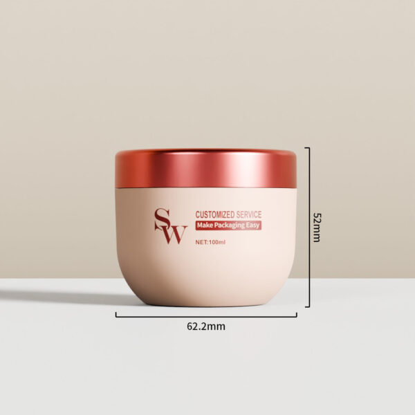 SWC-JP100CS 100g PP cream jar