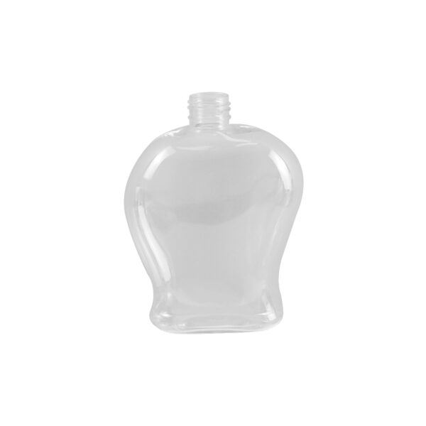 300ml Uniquely Shaped White PET Plastic Bottle - Image 4