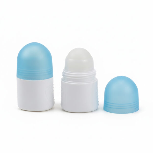 50g PP Round Roll-on bottle with Green Cap