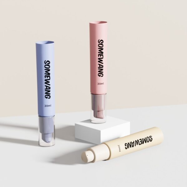 30ml eco friendly recycled PCR foundation BB cream tube airless pump vacuum tube