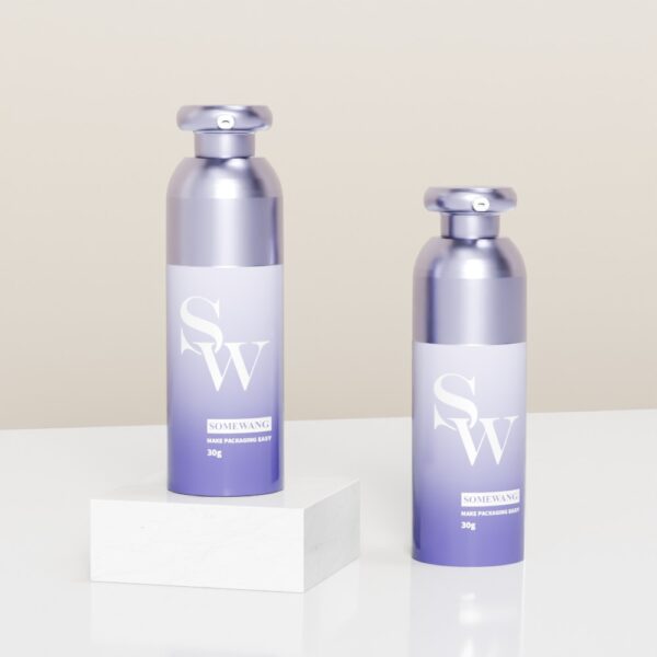 Luxury Skincare Double Wall Acrylic Cosmetic Lotion Bottle 30ml Empty Airless Bottle