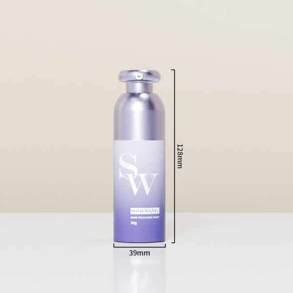 Luxury Skincare Double Wall Acrylic Cosmetic Lotion Bottle 30ml Empty Airless Bottle