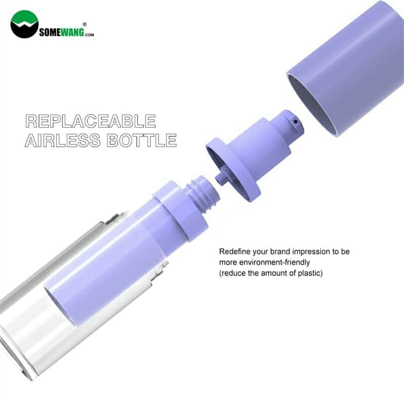 bottiglia airless sostituibile