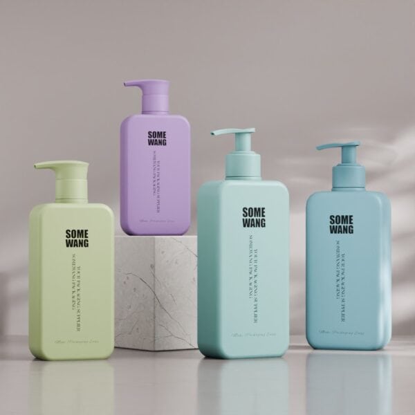 High Quality HDPE Bottle 250ml / 450 ml / 530 ml / 550 ml Shampoo Container Bottle for Body Lotion