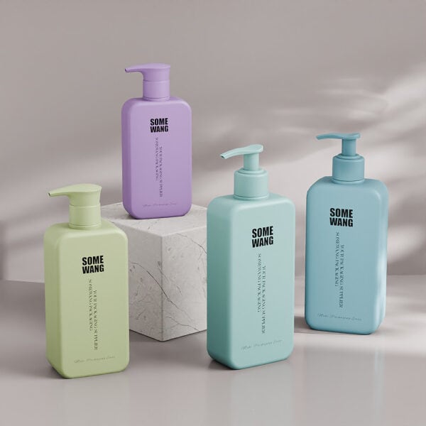 High Quality HDPE Bottle 250ml / 450 ml / 530 ml / 550 ml Shampoo Container Bottle for Body Lotion - Image 3