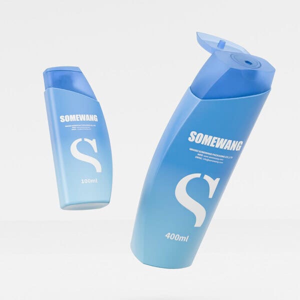 Hot Sale PE Empty Custom 100ml/400ml Shampoo Bottle with Flip Top Cap - Image 2