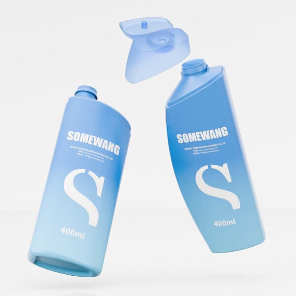 Hot Sale PE Empty Custom 100ml/400ml Shampoo Bottle with Flip Top Cap - Image 3