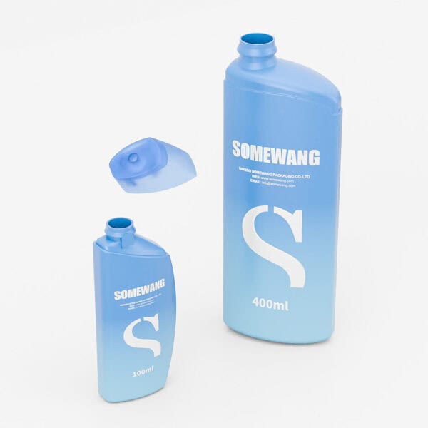 Hot Sale PE Empty Custom 100ml/400ml Shampoo Bottle with Flip Top Cap - Image 4