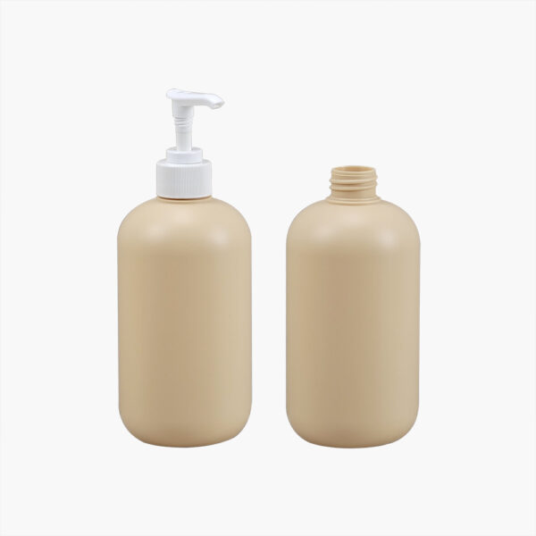500ml Soft Touch Plastic HDPE Round Shoulder Bottle