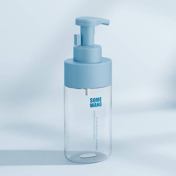 500ml PET foam bottle with blue pump and "SOME WANG" branding, perfect for your skincare routine.