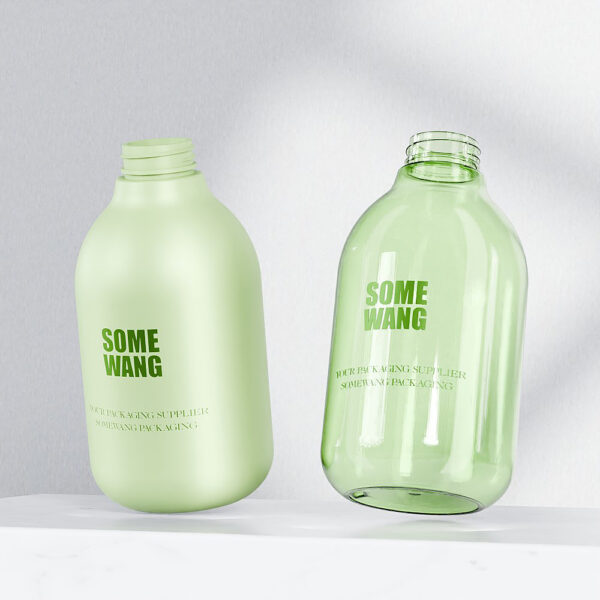 500ml PET Bulb Shape Bottle with Pump for Personal Care Shampoo Products - obrazek 5