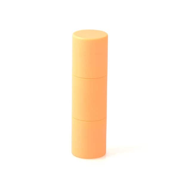 Smooth orange cylinder—ideal for storing your Cheap Makeup Brush.