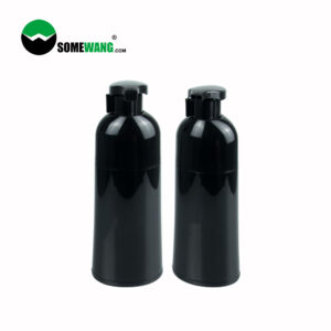 Two identical PP Hair Dye Double Chamber bottles stand on a white background with the SOMEWANG logo in the top left.