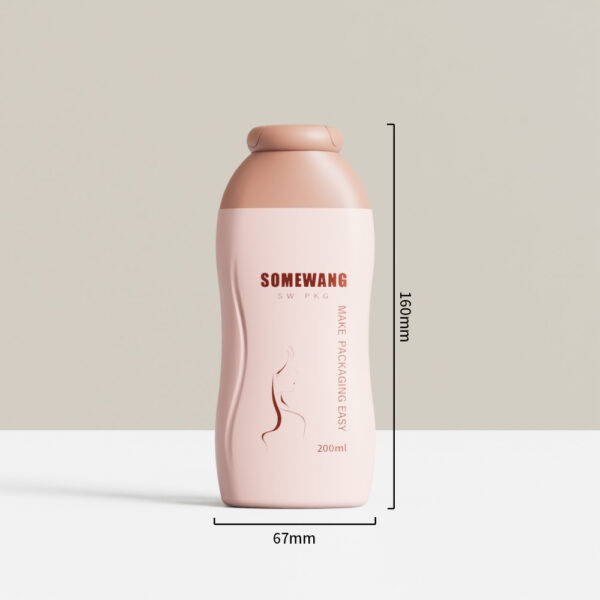 SOMEWANG 200ML PE Cute Bottle for Personal Care Use