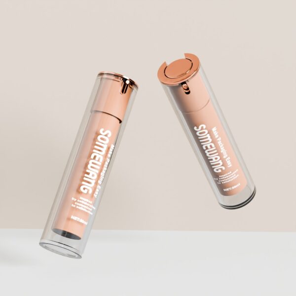 50ml Acrylic Airless Luxury Cosmetic Bottle D38mm for Oil Cream