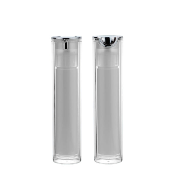 50ml Acrylic Airless Luxury Cosmetic Bottle D38mm for Oil Cream