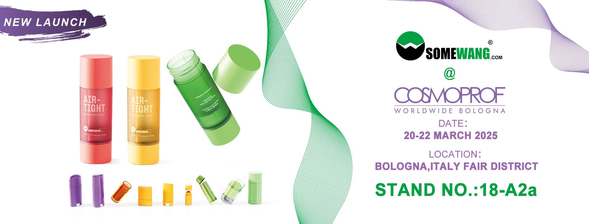 2025년 3월 20-22일, Cosmoprof Worldwide Bologna에서 열리는 Somewang 제품 출시에 참여하세요. Bologna Fair District의 Stand 18-A2a에서 만나보세요.