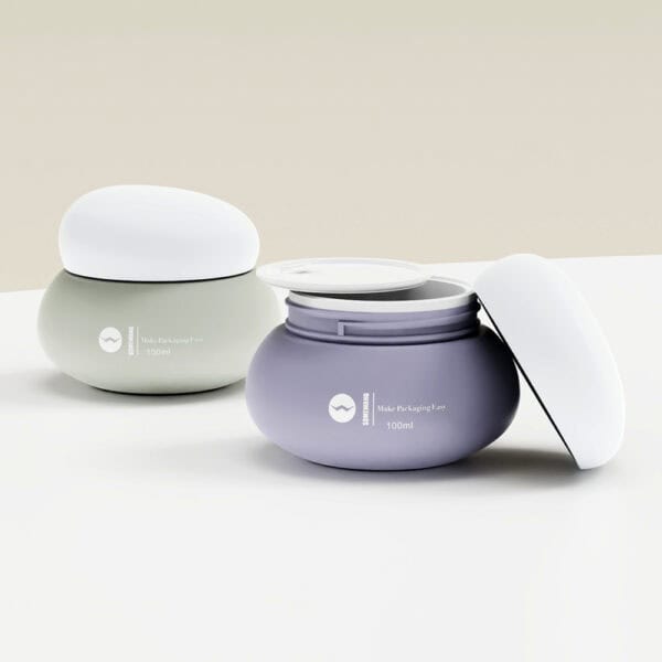 Special designed 100ml PET Double-wall Jar for Cream Use - 이미지 3