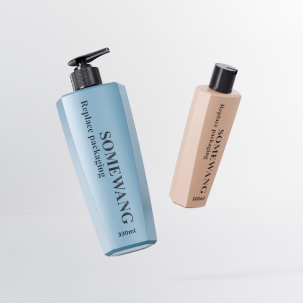 160ml 500ml 750ml PET PETG Body Lotion Pump Bottle