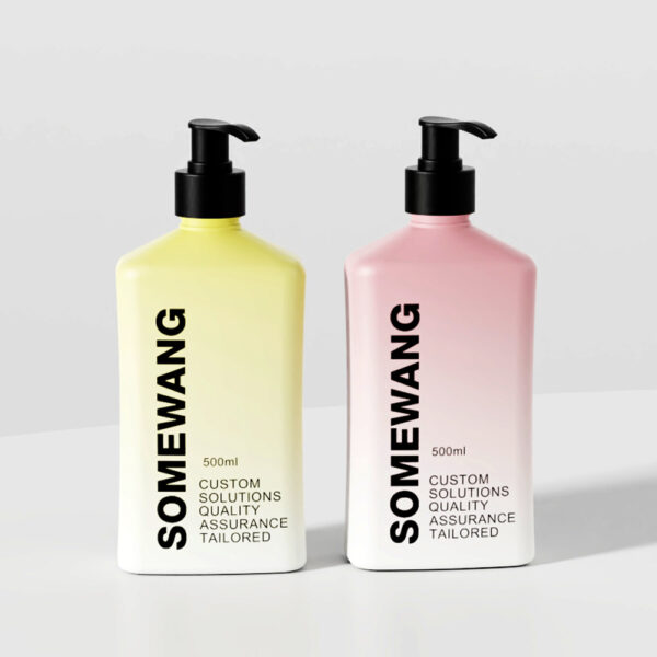SOMEWANG의 500ml PET 병 2개(노란색 및 분홍색)는 맞춤 솔루션, 품질 및 맞춤형 서비스를 선보입니다.