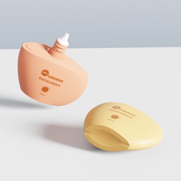 Customized 50ml HDPE Special-shaped Sunscreen Bottle - Image 2
