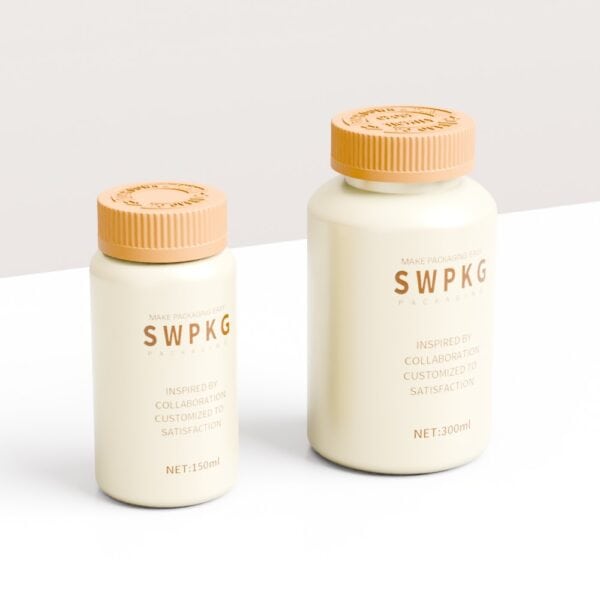 Customized 150ml 300ml PET Drug Bottle with Theftproof Cap