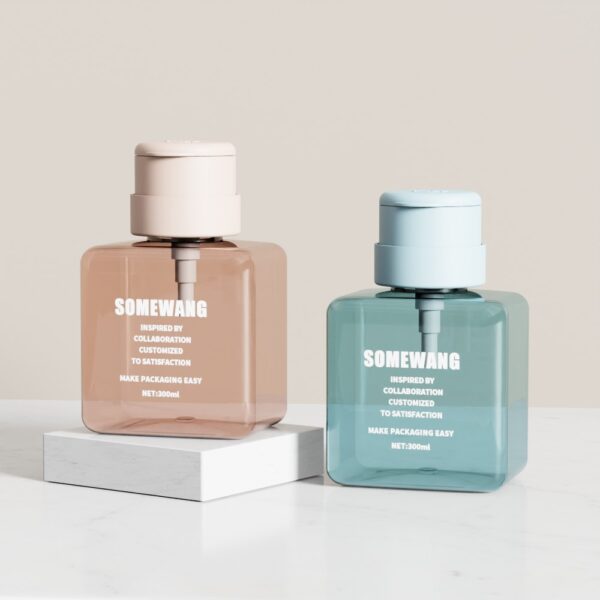 Customized 300ml Special-shaped Square PET Bottle