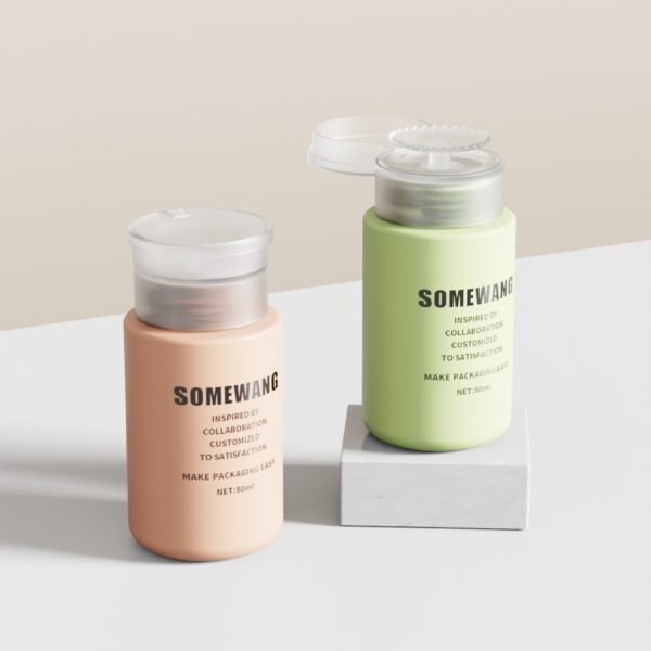 Customized 80ml HDPE Nail Polish Romover Bottle