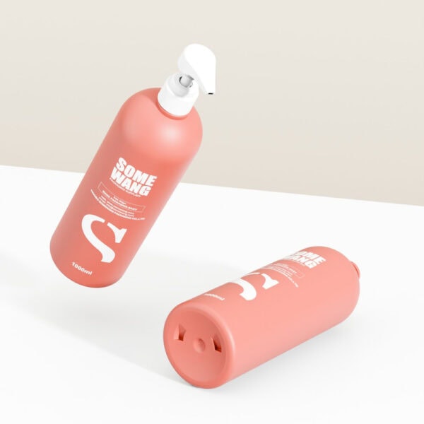 Customized 1000ml PET Bottle with Lotion Pump - Image 2