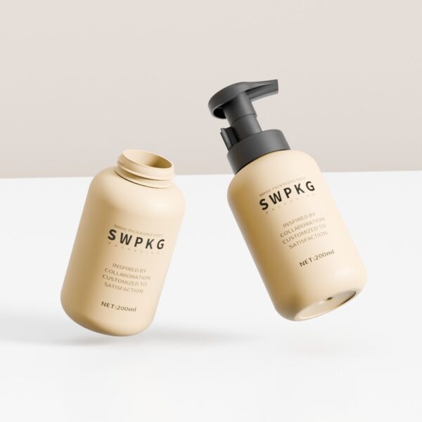Customized 200ml PET Bottle with Foam Pump - Image 2