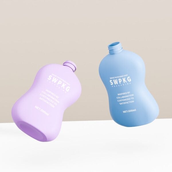 Customized 500ml HDPE Special-shaped Bottle with Pump - Image 2