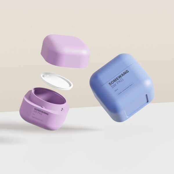 Customized 15ml 30ml Square-shaped Double Wall PP Jar - Image 2
