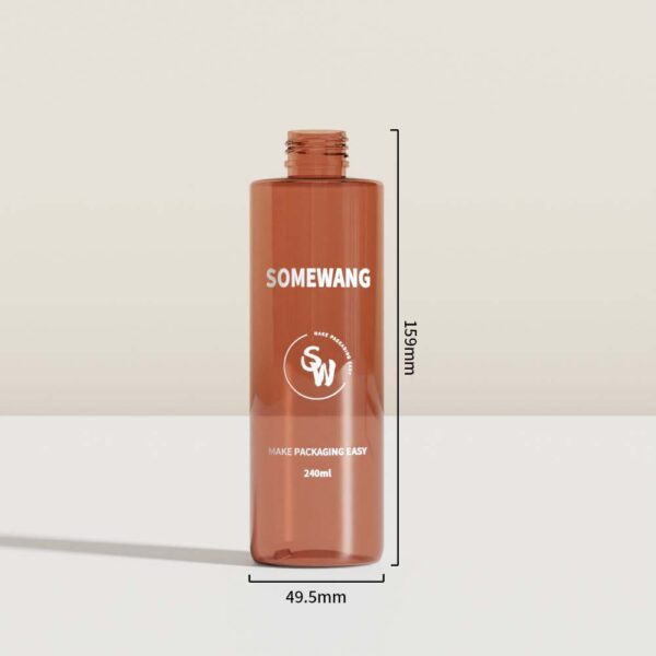 Customized 240ml PET Cylinder Bottle for Lotion - Image 3