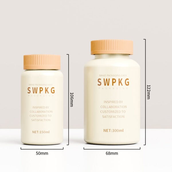 Customized 150ml 300ml PET Drug Bottle with Theftproof Cap - Image 3