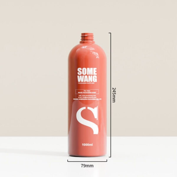 Customized 1000ml PET Bottle with Lotion Pump - Image 3