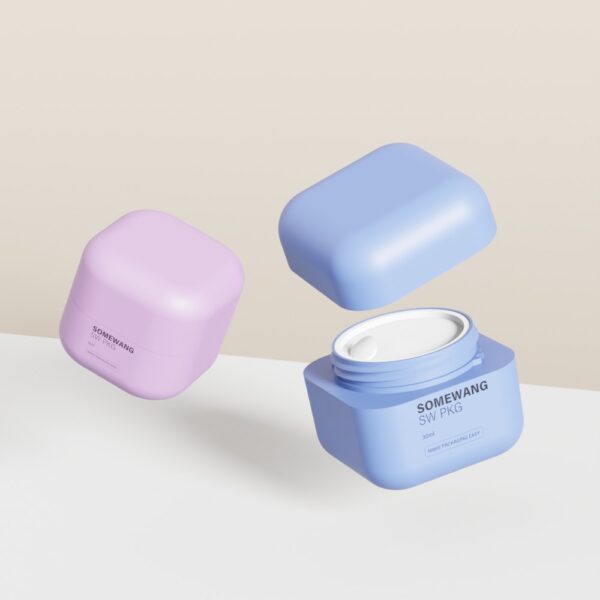 Customized 15ml 30ml Square-shaped Double Wall PP Jar - Image 4