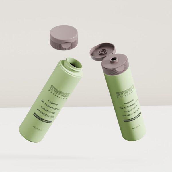 Customized 350ml PE Squeezable Bottle with Flip-top Cap - Image 2