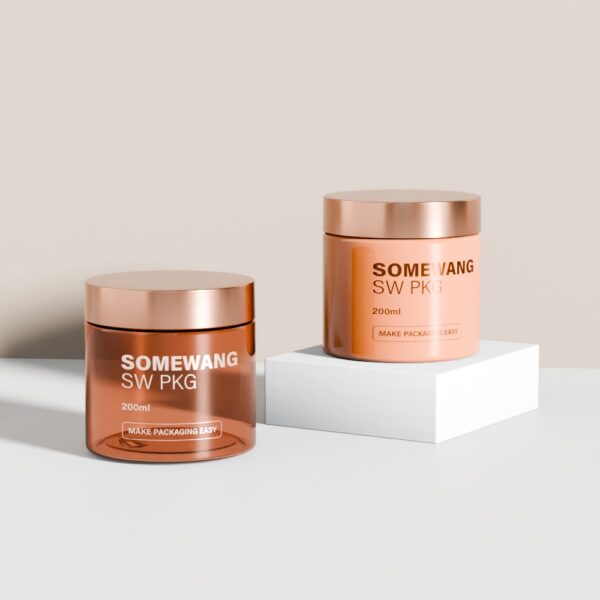 Customized 200ml PET Jar for Cream Use