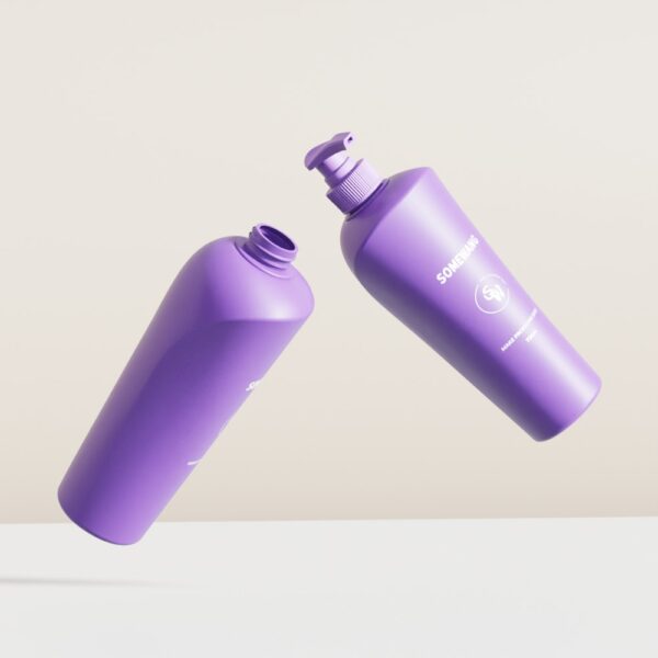 Customized 750ml PET Special-shaped Shampoo/Conditioner Bottle