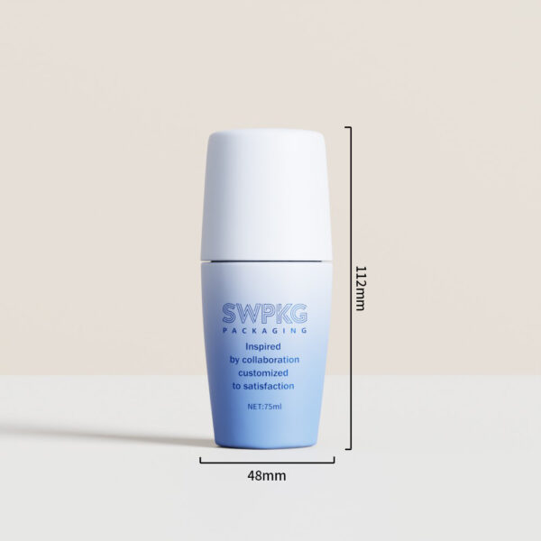 Customized 75ml PP Roll-on Bottle