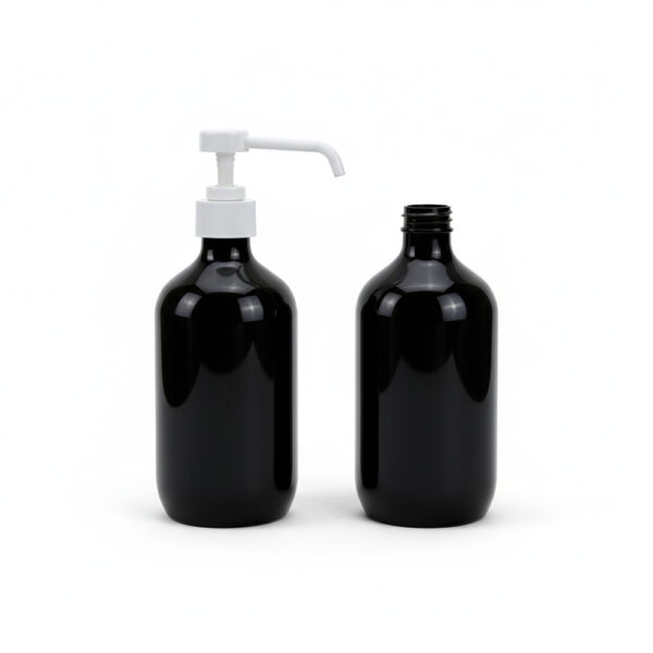 Customized 500ml PET Bottle with Long Nozzle Lotion Pump